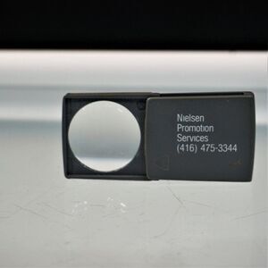 Nielsen Promotion Services Folding Plastic Magnifier Vintage Marketing